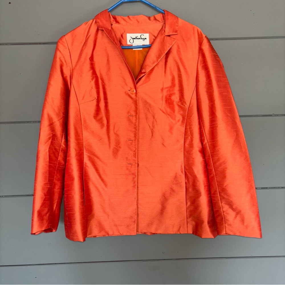 Jacket in Vibrant Orange